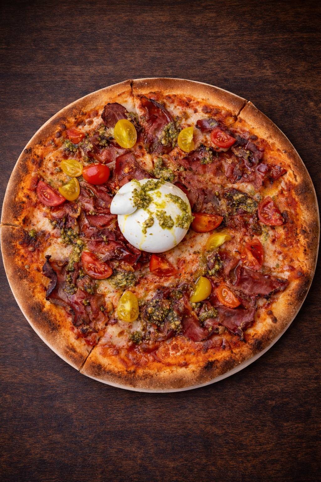 PIZZA BURRATA & SPECK