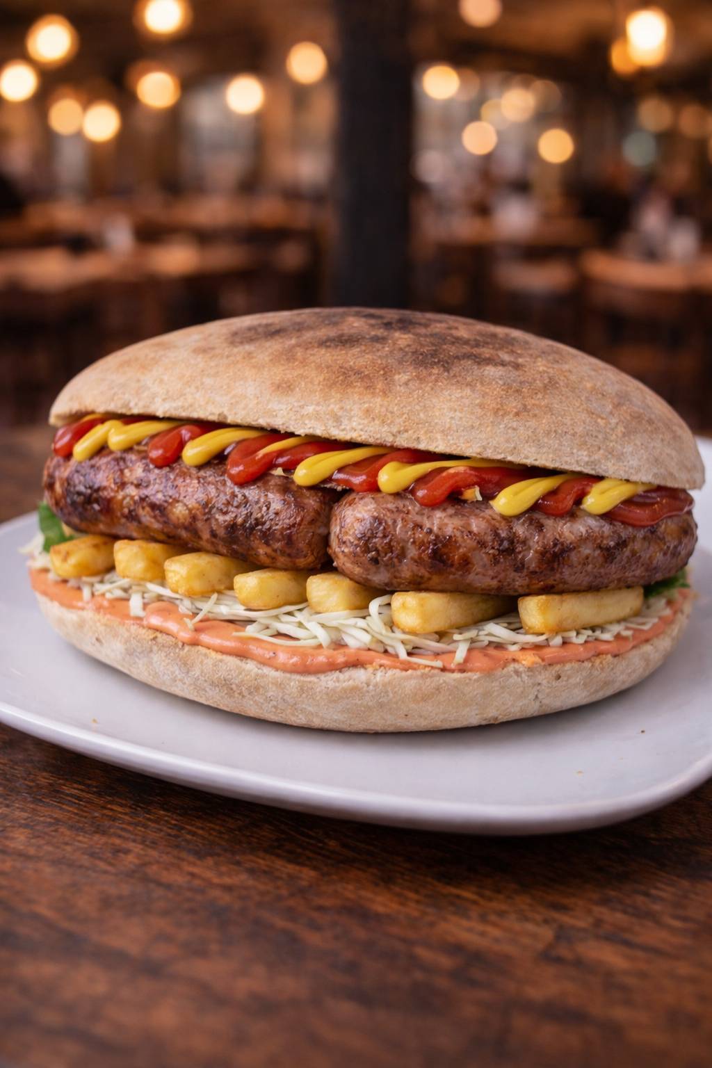 SANDWICH CU CÂRNAȚI DE CASĂ