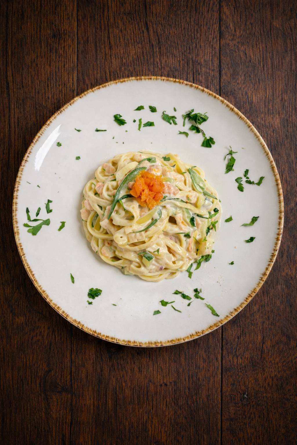 TAGLIATELLE CU SOMON
