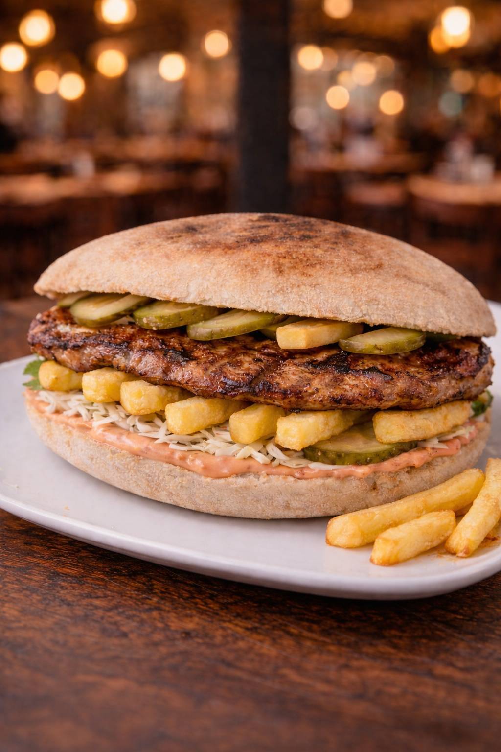 SANDWICH CU CEAFĂ DE PORC